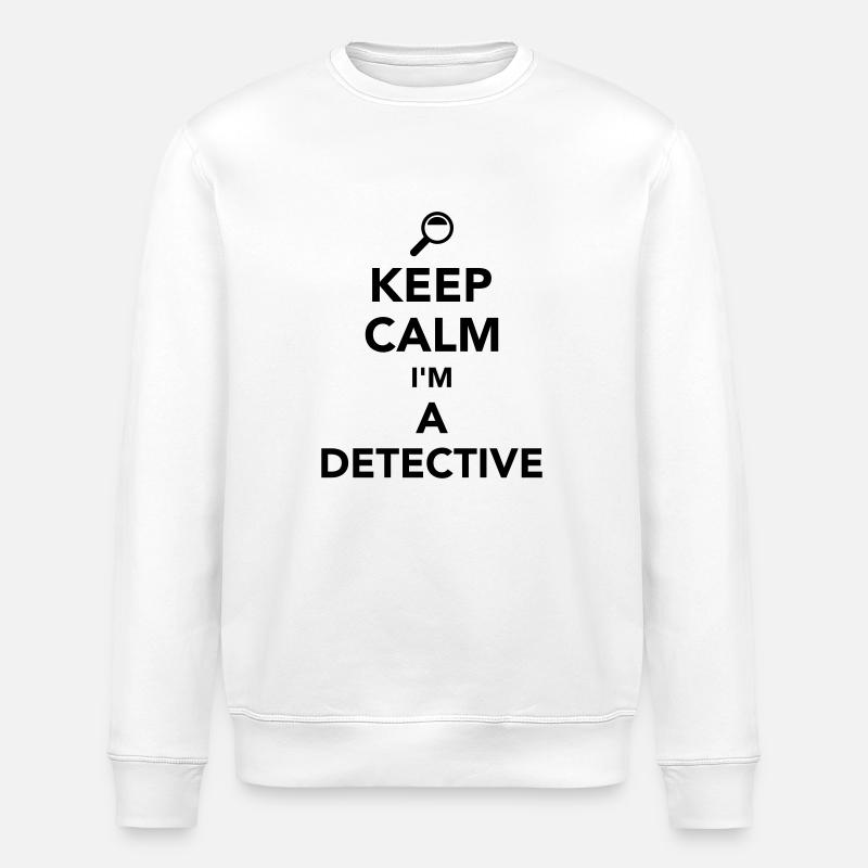 Detective - Sweat bio ROLLER Stanley/Stella Unisexe - blanc