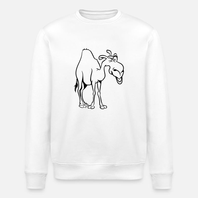 camel - Stanley/Stella ROLLER Unisex Organic Sweatshirt - white