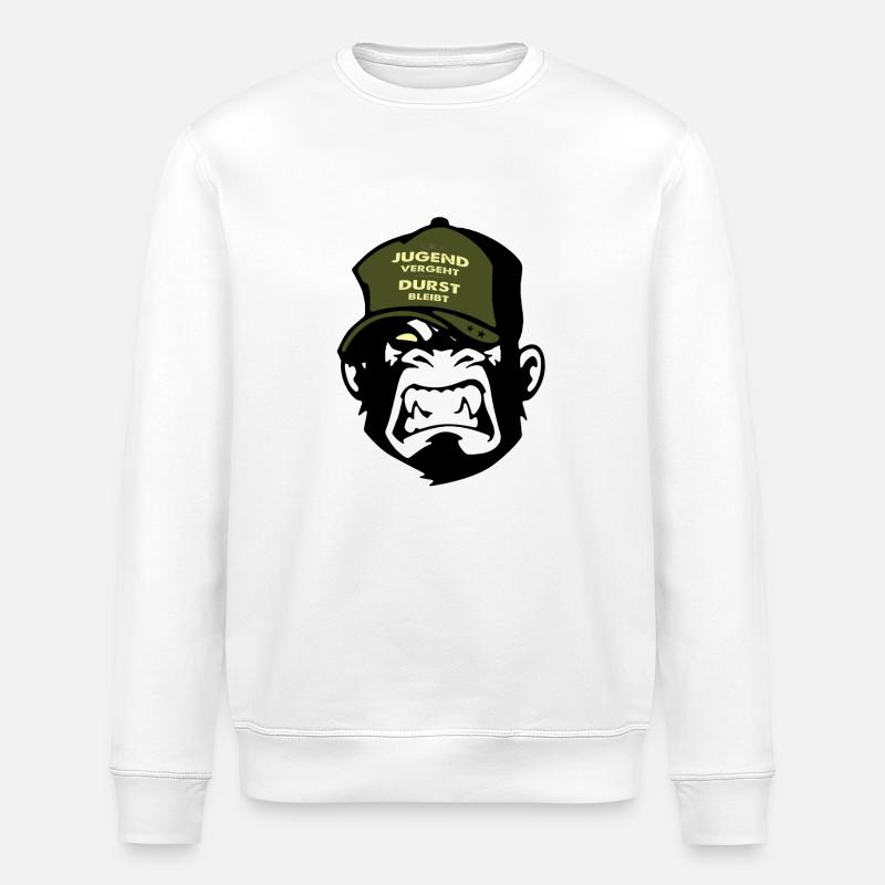 Spruch Jugend - Stanley/Stella Unisex Bio-Sweatshirt ROLLER - Weiß