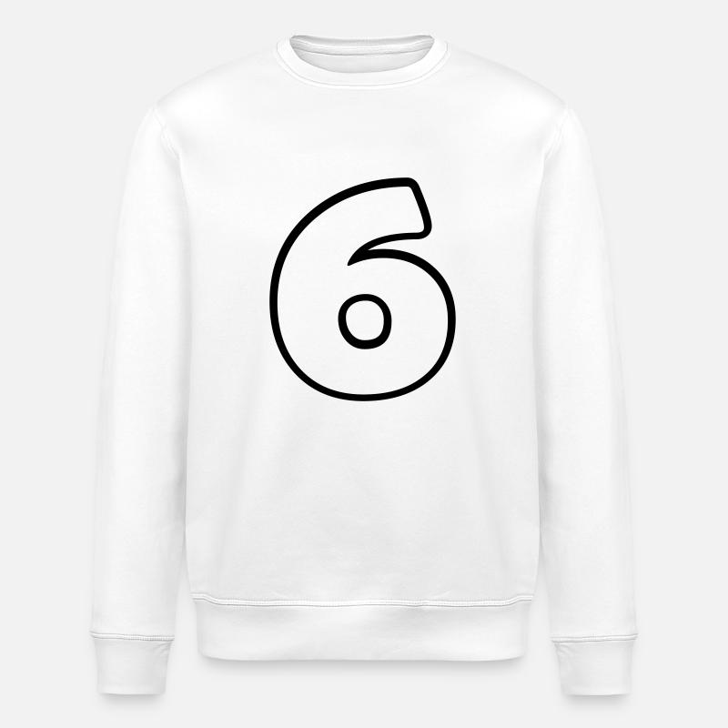 6 - Stanley/Stella ROLLER Unisex Organic Sweatshirt - white