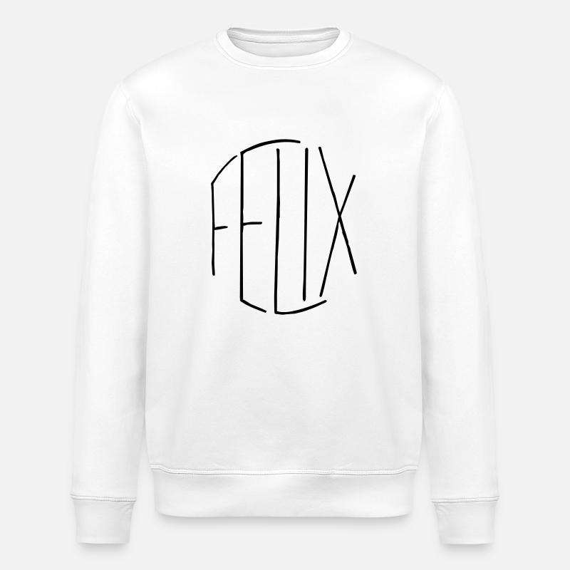 Felix gift - Stanley/Stella ROLLER Unisex Organic Sweatshirt - white
