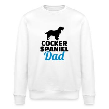 Cocker Spaniel - Sweat bio ROLLER Stanley/Stella Unisexe - blanc - Devant - Nik (191cm)