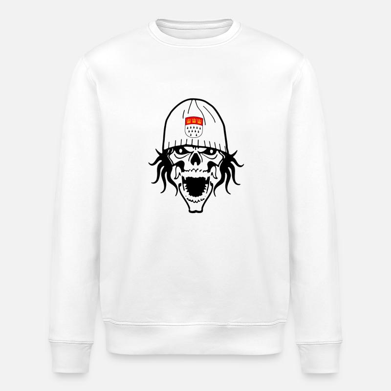 Köln - Stanley/Stella Unisex Bio-Sweatshirt ROLLER - Weiß