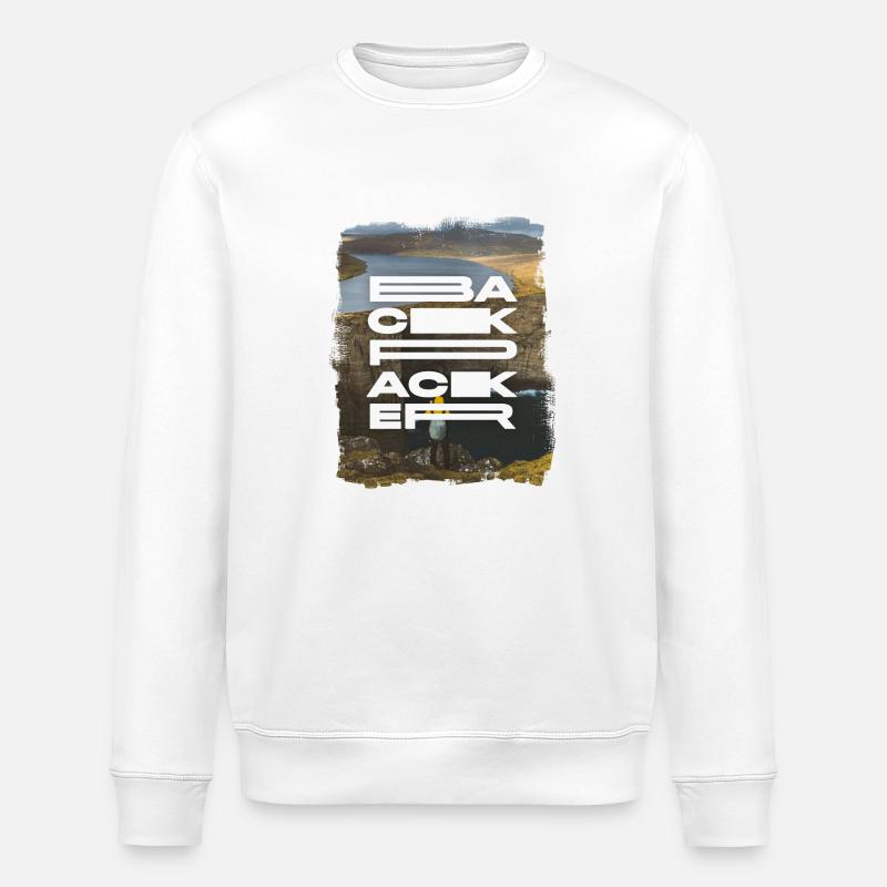 Backpacker - Stanley/Stella Unisex Bio-Sweatshirt ROLLER - Weiß