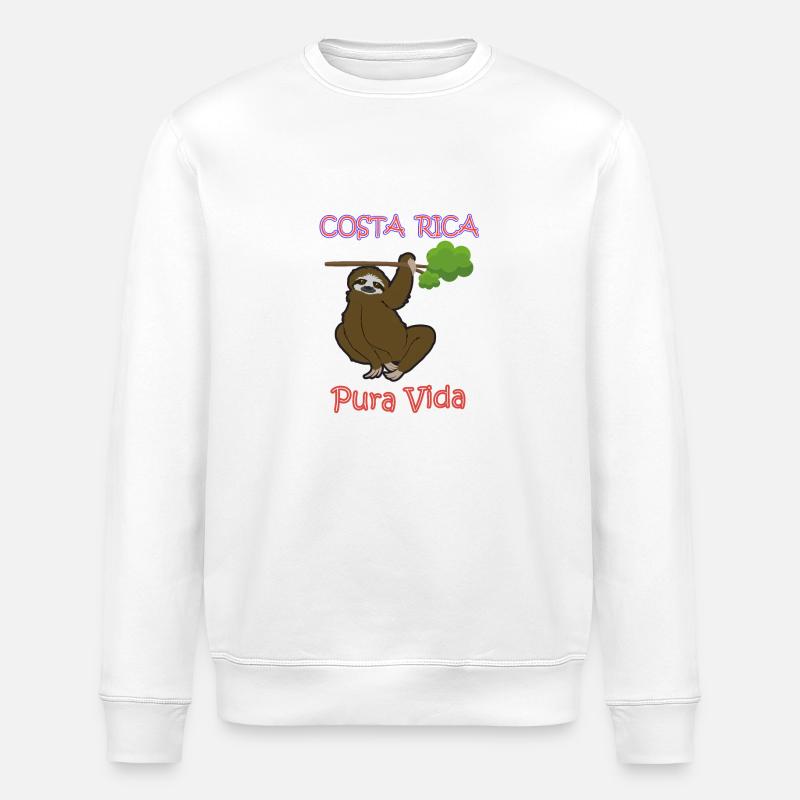 Costa Rica - Stanley/Stella Unisex Bio-Sweatshirt ROLLER - Weiß