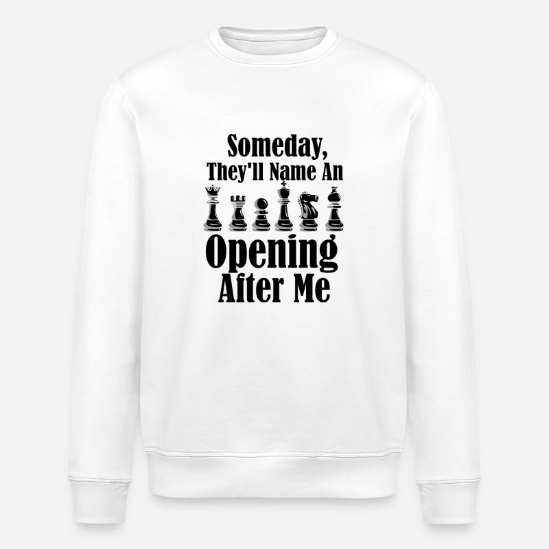 Chess Chess Pieces Chess Player - Stanley/Stella ROLLER Unisex Organic Sweatshirt - white
