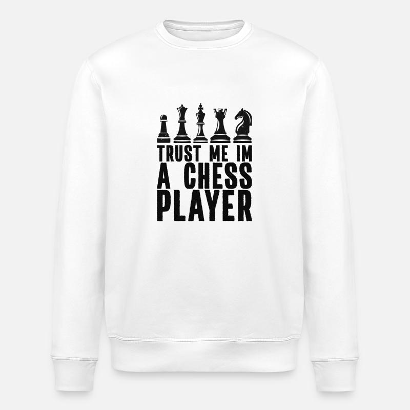 Échecs - Sweat bio ROLLER Stanley/Stella Unisexe - blanc