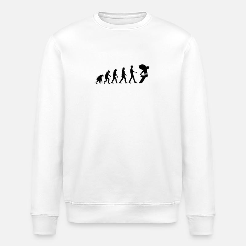 Nageurs Evolution Natation Cadeau - Sweat bio ROLLER Stanley/Stella Unisexe - blanc
