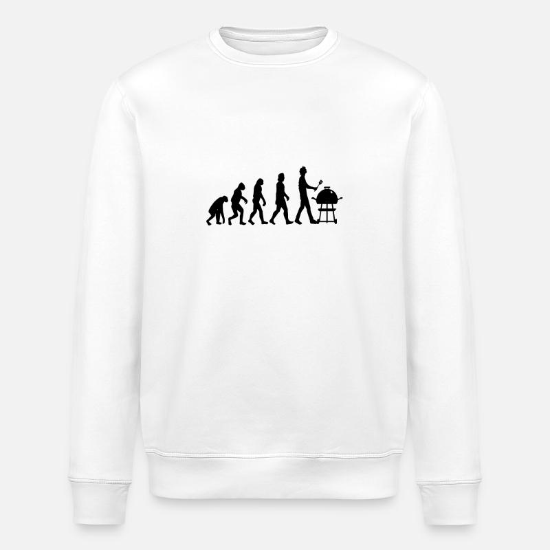 Grillen Evolution - Stanley/Stella Unisex Bio-Sweatshirt ROLLER - Weiß