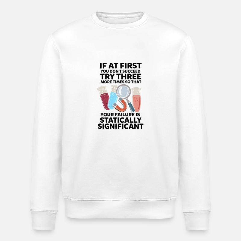 Science Teacher Funny Science - Stanley/Stella ROLLER Unisex Organic Sweatshirt - white