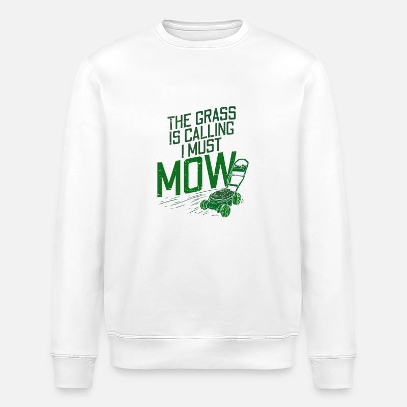 Gärtner Rasenmäher - Stanley/Stella Unisex Bio-Sweatshirt ROLLER - Weiß