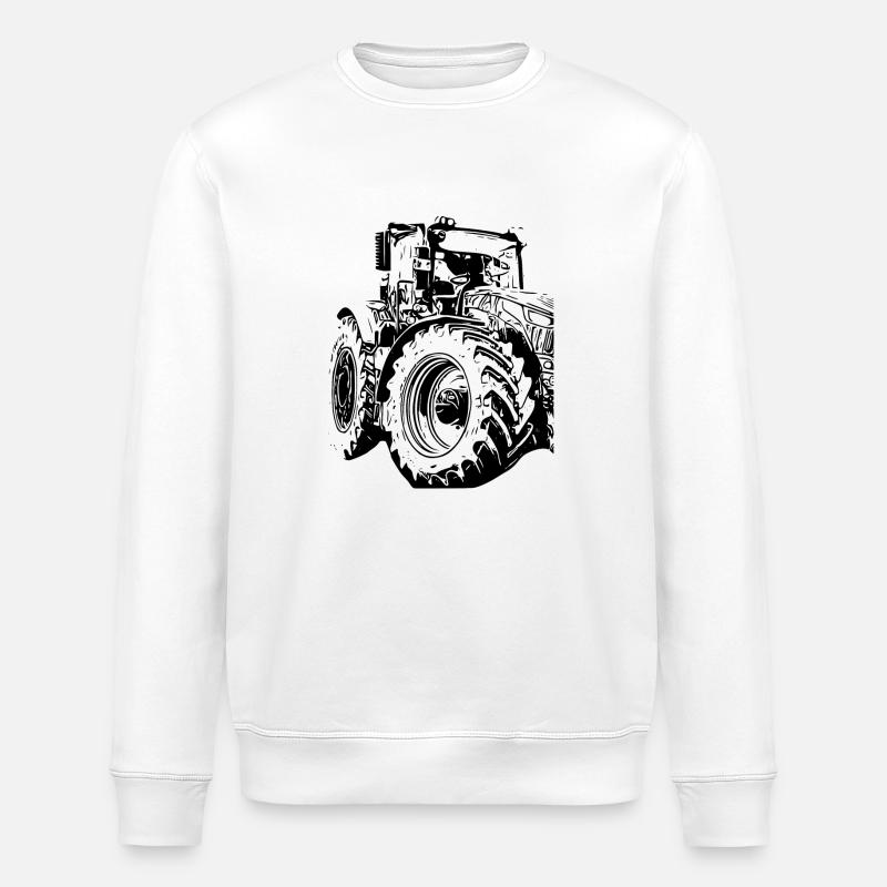Tracteur - Sweat bio ROLLER Stanley/Stella Unisexe - blanc