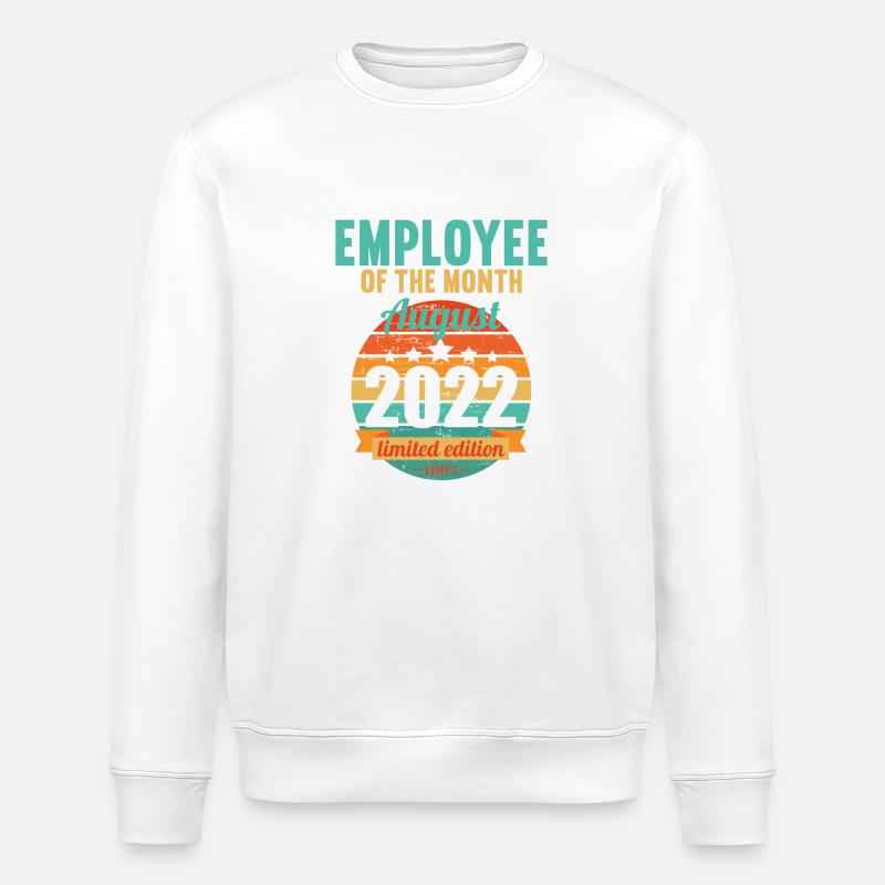 Employé du mois d’août 2022 - Sweat bio ROLLER Stanley/Stella Unisexe - blanc