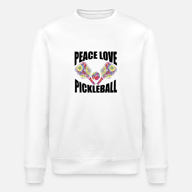 Conception de pagaie pickleball - Sweat bio ROLLER Stanley/Stella Unisexe - blanc