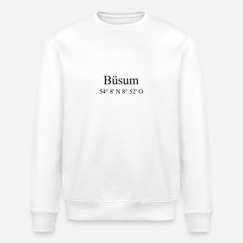 Büsum Coordonne la conception - Sweat bio ROLLER Stanley/Stella Unisexe - blanc