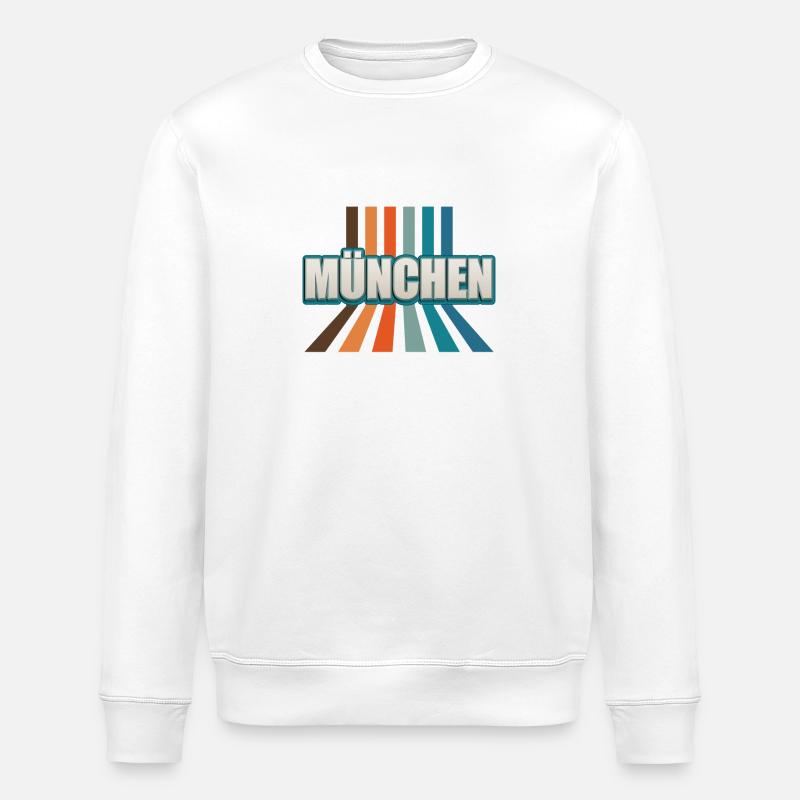 Münchnerin Münchner München - Stanley/Stella Unisex Bio-Sweatshirt ROLLER - Weiß
