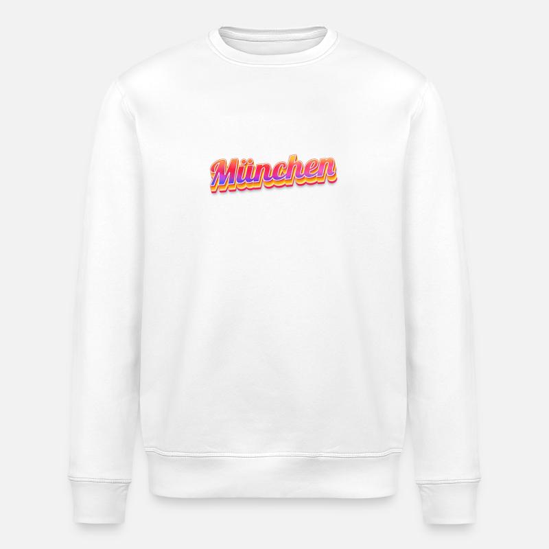 Münchnerin Münchner München - Stanley/Stella Unisex Bio-Sweatshirt ROLLER - Weiß