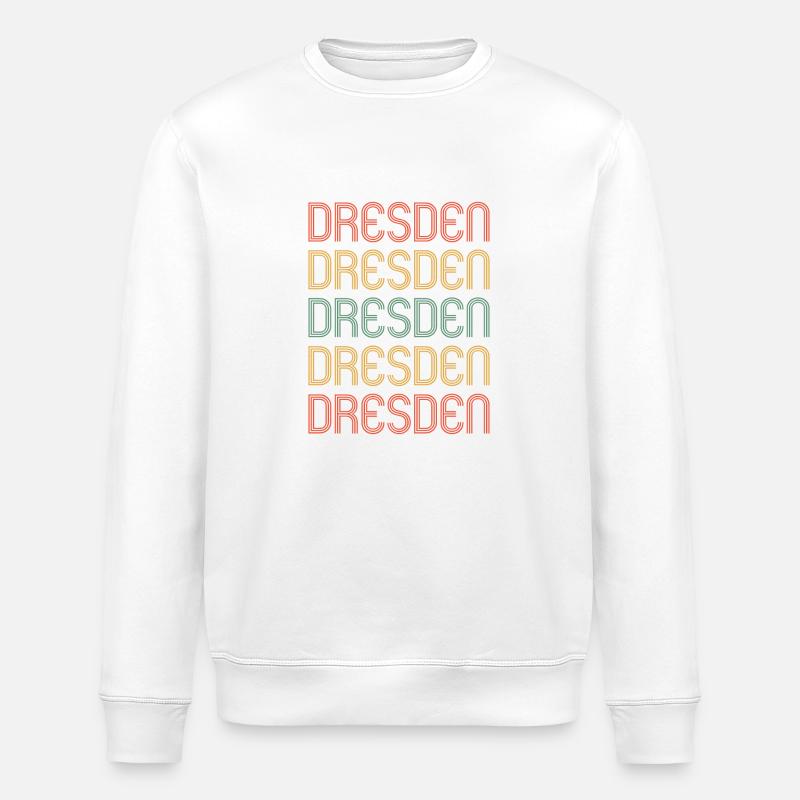 Dresdnerin Dresdner Dresde - Sweat bio ROLLER Stanley/Stella Unisexe - blanc