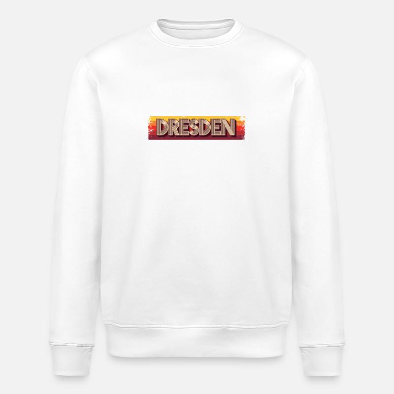 Dresdnerin Dresdner Dresde - Sweat bio ROLLER Stanley/Stella Unisexe - blanc