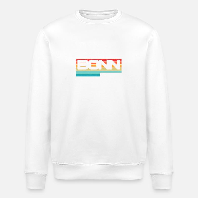 Bonnerin Bonner Bonn - Sweat bio ROLLER Stanley/Stella Unisexe - blanc