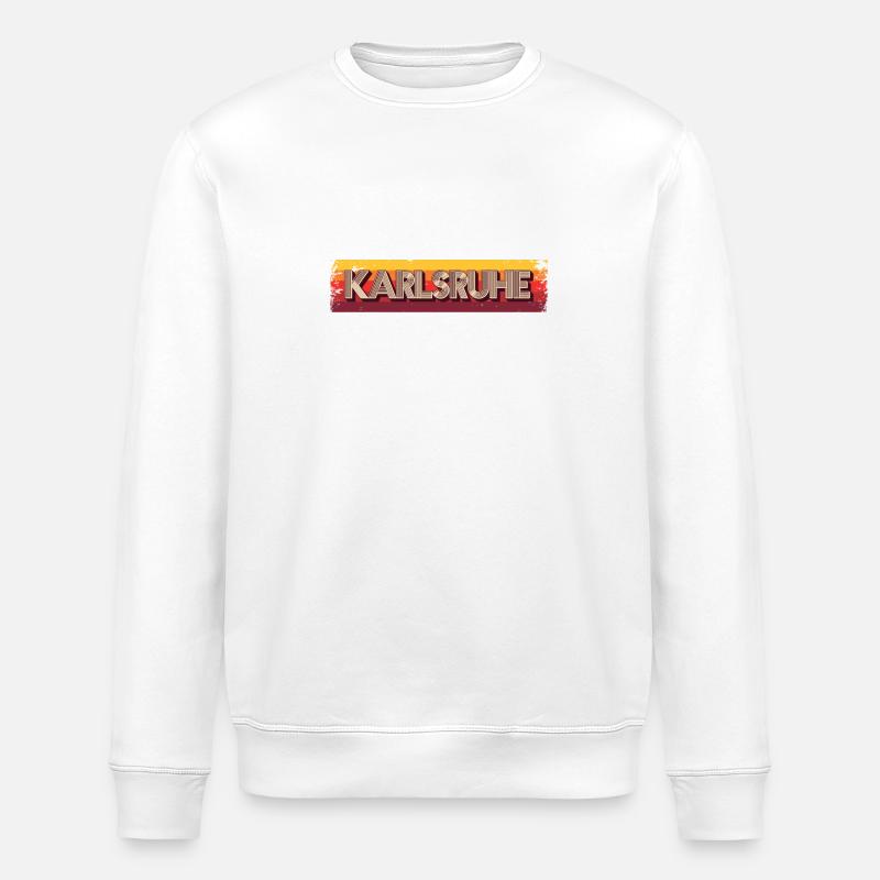 Karlsruherin Karlsruher Karlsruhe - Stanley/Stella Unisex Bio-Sweatshirt ROLLER - Weiß