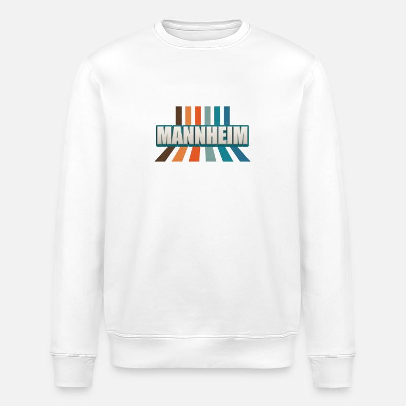 Mannheimerin Mannheimer Mannheim - Stanley/Stella Unisex Bio-Sweatshirt ROLLER - Weiß
