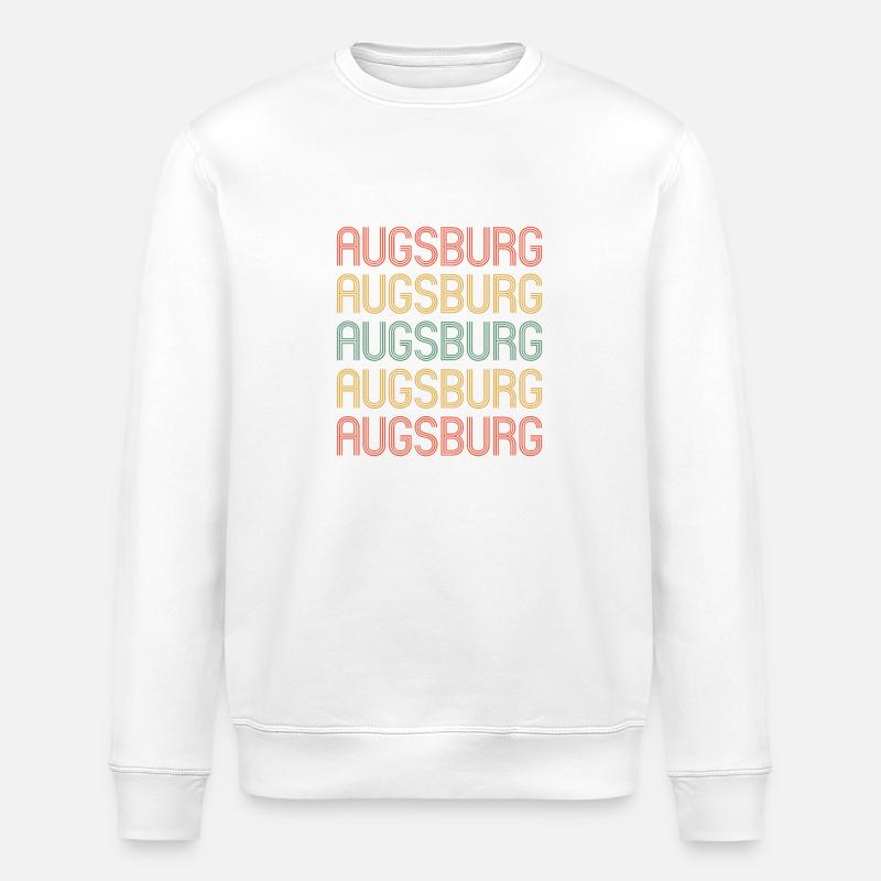 Augsburgerin Augsburger Augsburg - Stanley/Stella Unisex Bio-Sweatshirt ROLLER - Weiß