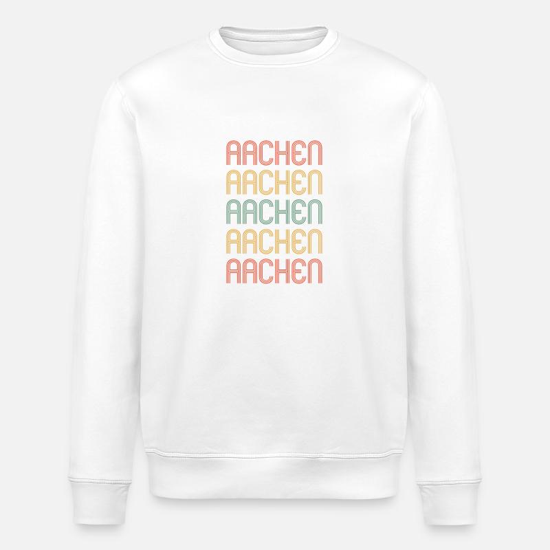 Aachenerin Aachener Aix-la-Chapelle - Sweat bio ROLLER Stanley/Stella Unisexe - blanc