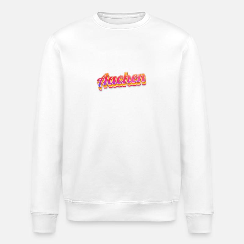 Aachenerin Aachener Aachen - Stanley/Stella Unisex Bio-Sweatshirt ROLLER - Weiß