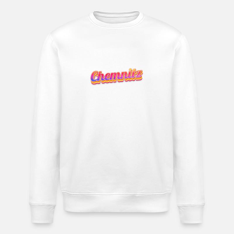 Chemnitzerin Chemnitzer Chemnitz - Stanley/Stella Unisex Bio-Sweatshirt ROLLER - Weiß