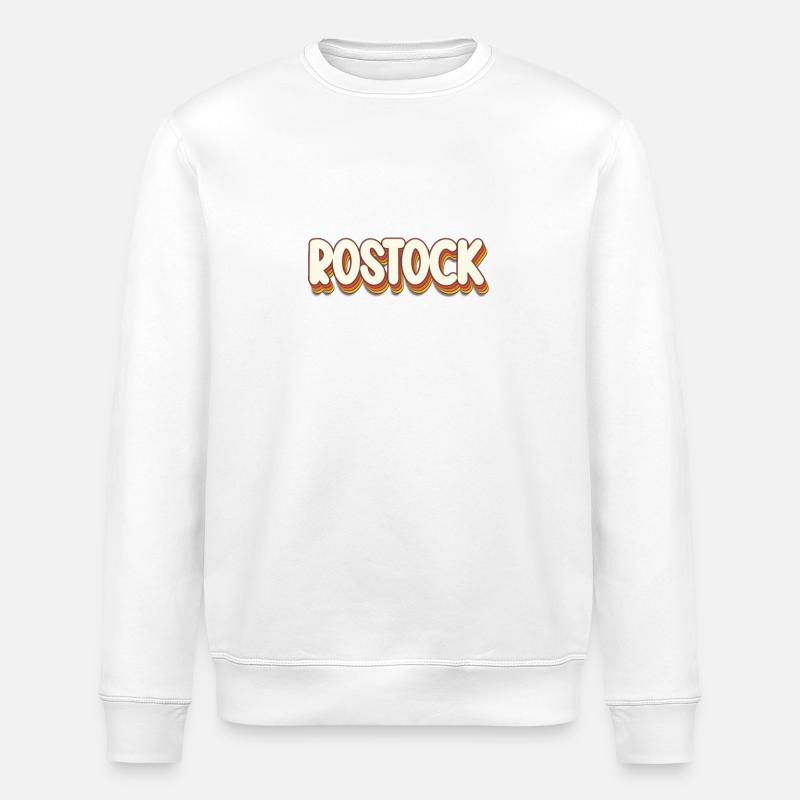 Rostockerin Rostocker Rostock - Sweat bio ROLLER Stanley/Stella Unisexe - blanc