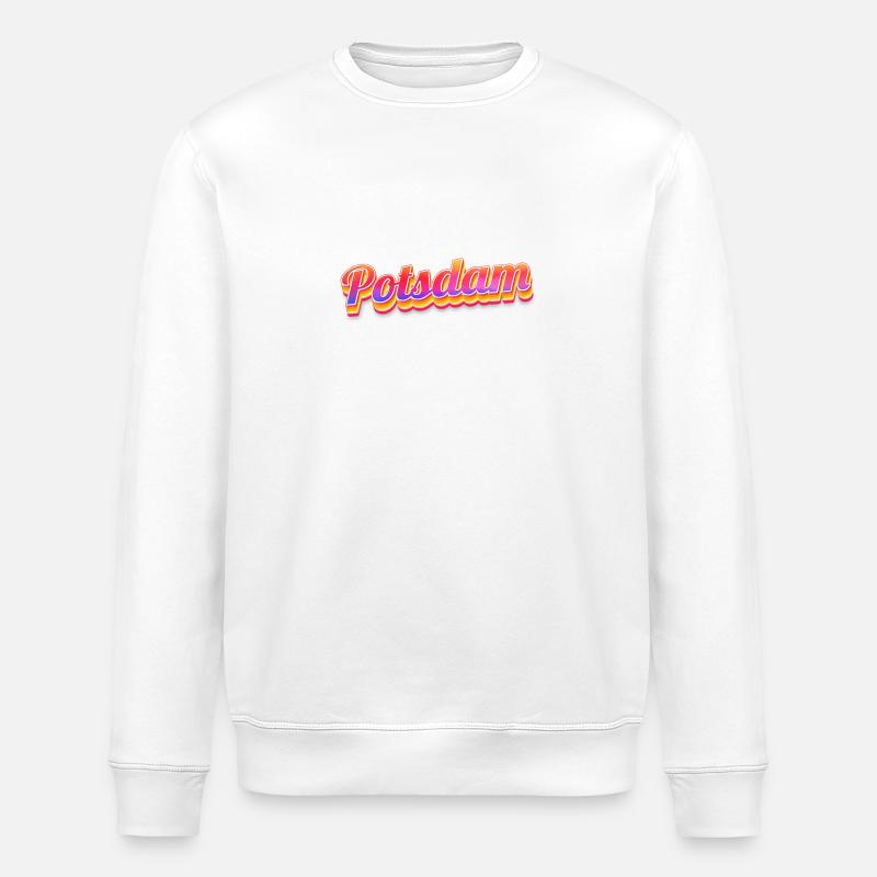 Potsdamer, Potsdamer Potsdam - Sweat bio ROLLER Stanley/Stella Unisexe - blanc
