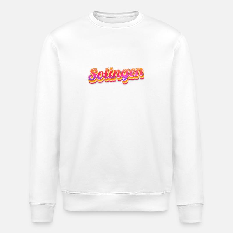Solingérine Solinger Solingen - Sweat bio ROLLER Stanley/Stella Unisexe - blanc