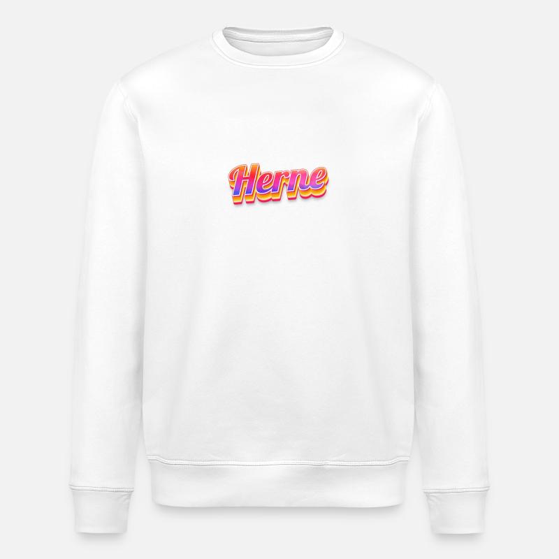 Hernerin Herner Herne - Sweat bio ROLLER Stanley/Stella Unisexe - blanc