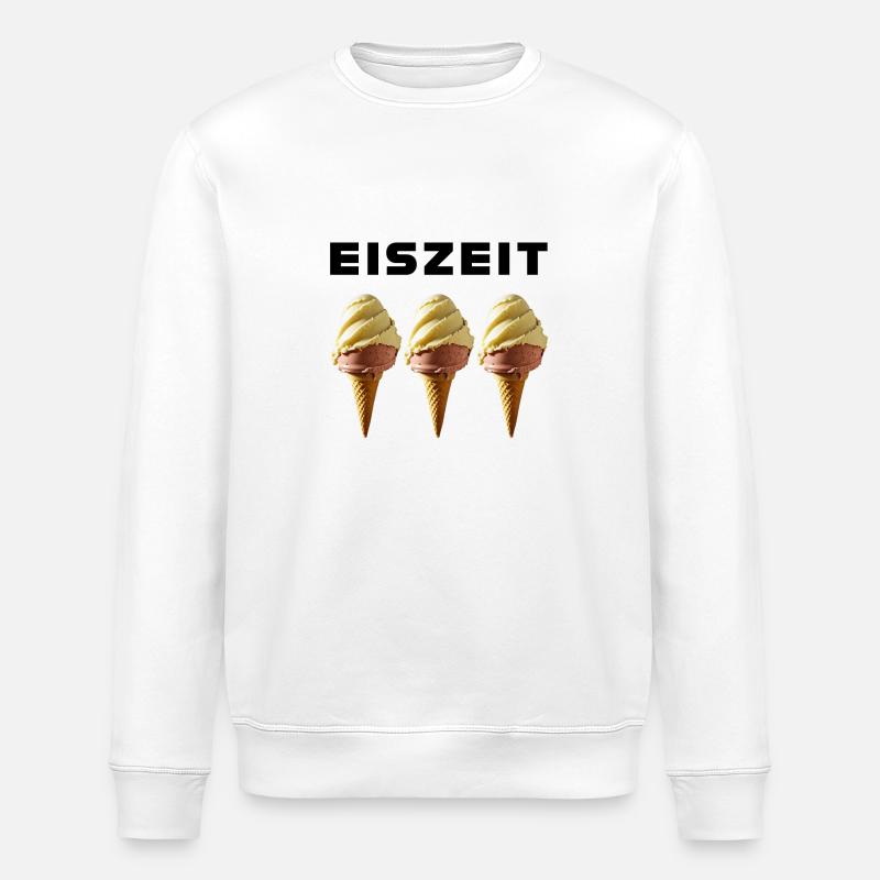 Eiszeit - Stanley/Stella Unisex Bio-Sweatshirt ROLLER - Weiß