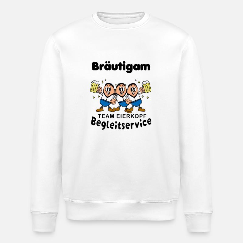 Bäutigam Begleitservice - Stanley/Stella Unisex Bio-Sweatshirt ROLLER - Weiß