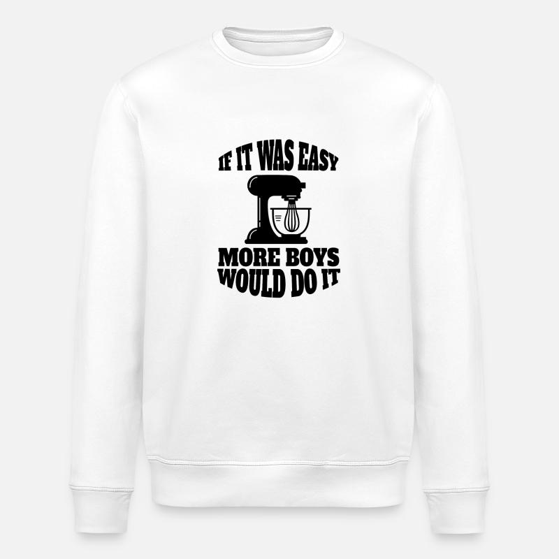 Baker Confectioner Bakery Confectionery Baking - Stanley/Stella ROLLER Unisex Organic Sweatshirt - white