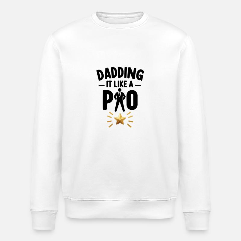 Dadding wie ein Profi - Stanley/Stella Unisex Bio-Sweatshirt ROLLER - Weiß