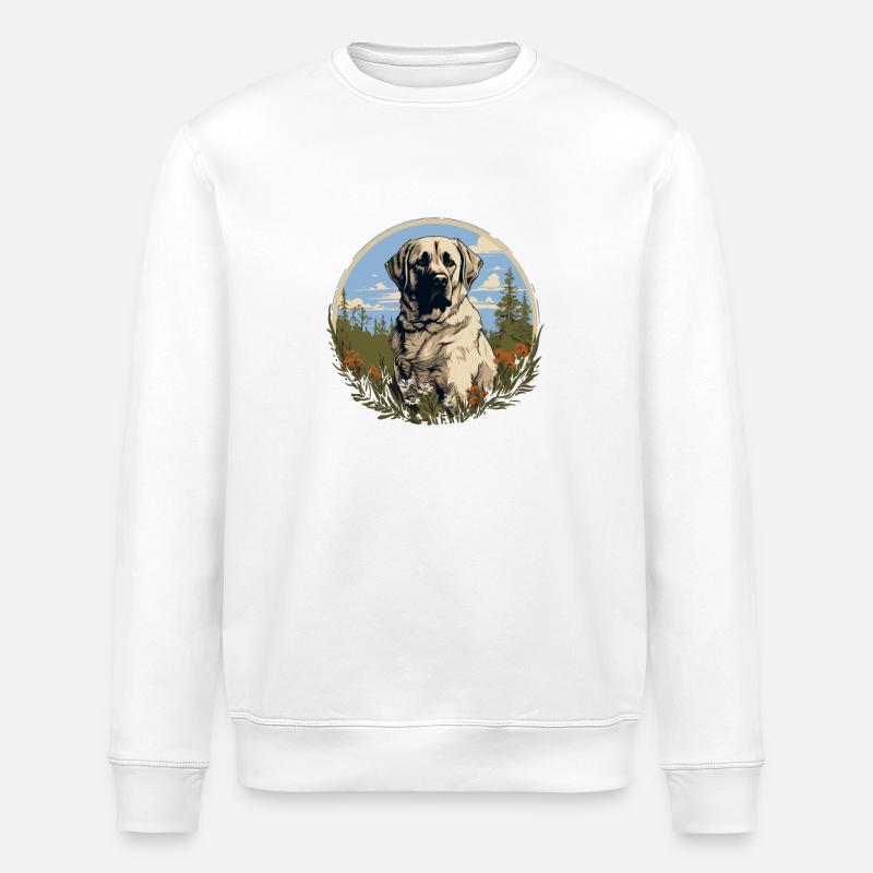 Kangal - Sweat bio ROLLER Stanley/Stella Unisexe - blanc