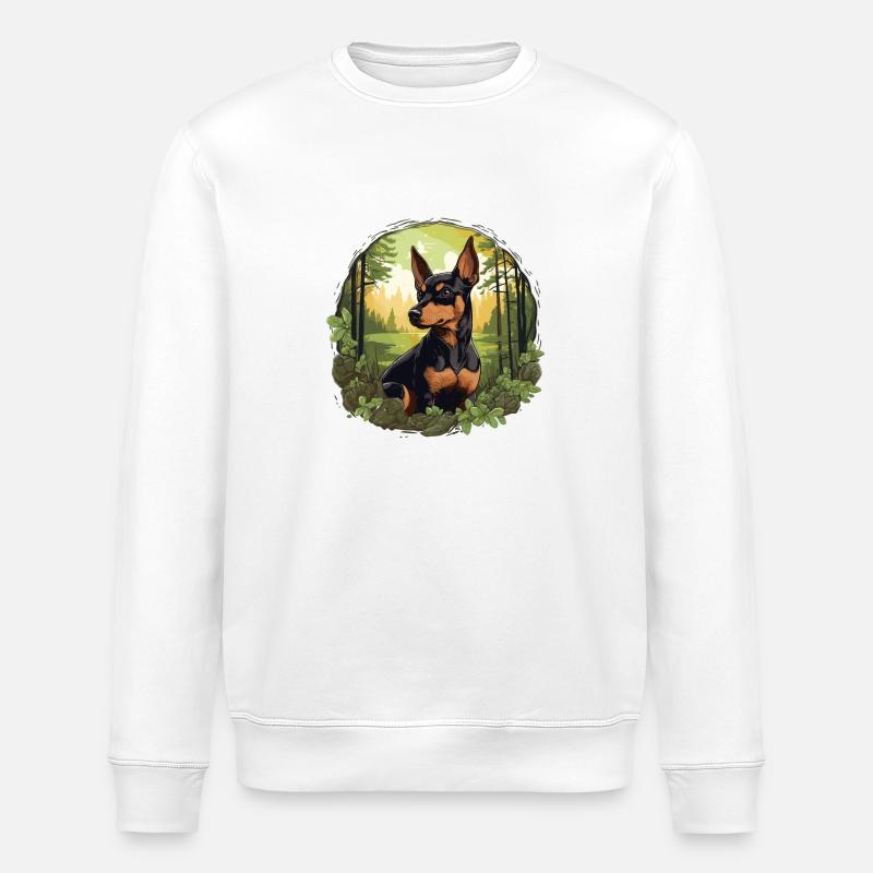 Pinscher - Stanley/Stella ROLLER Unisex Organic Sweatshirt - white
