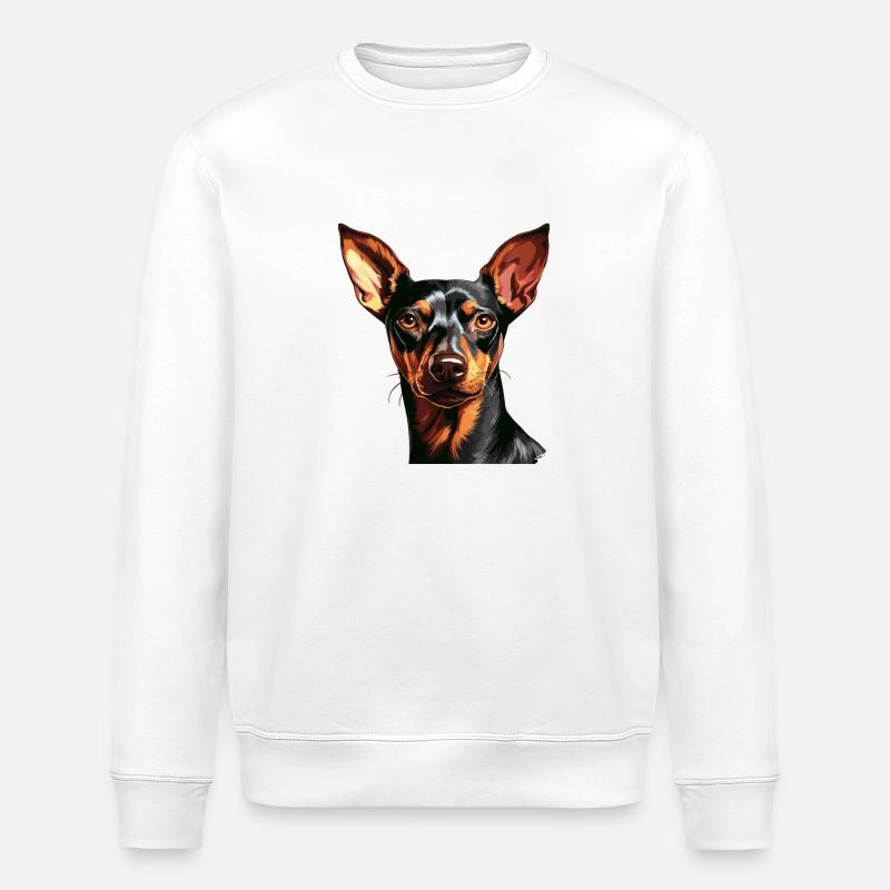 Pinscher - Sweat bio ROLLER Stanley/Stella Unisexe - blanc
