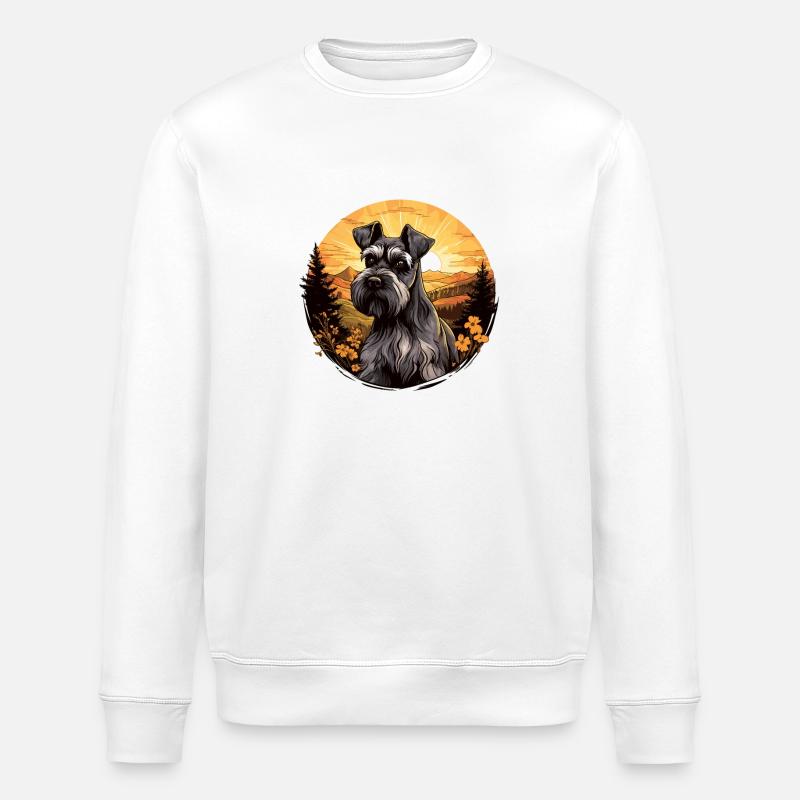 Riesenschnauzer - Stanley/Stella Unisex Bio-Sweatshirt ROLLER - Weiß