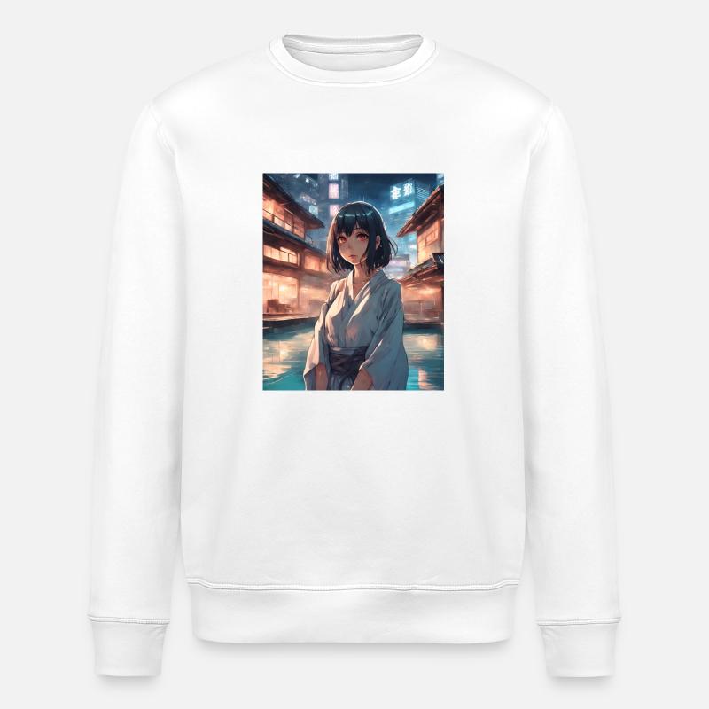 Japan - Stanley/Stella Unisex Bio-Sweatshirt ROLLER - Weiß