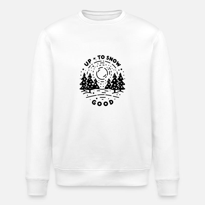 Bis zum Schnee gut - Stanley/Stella Unisex Bio-Sweatshirt ROLLER - Weiß