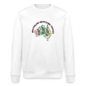 Aboriginal Peoples History - Stanley/Stella Unisex Bio-Sweatshirt ROLLER - Weiß - Vorne - Nik (191cm)