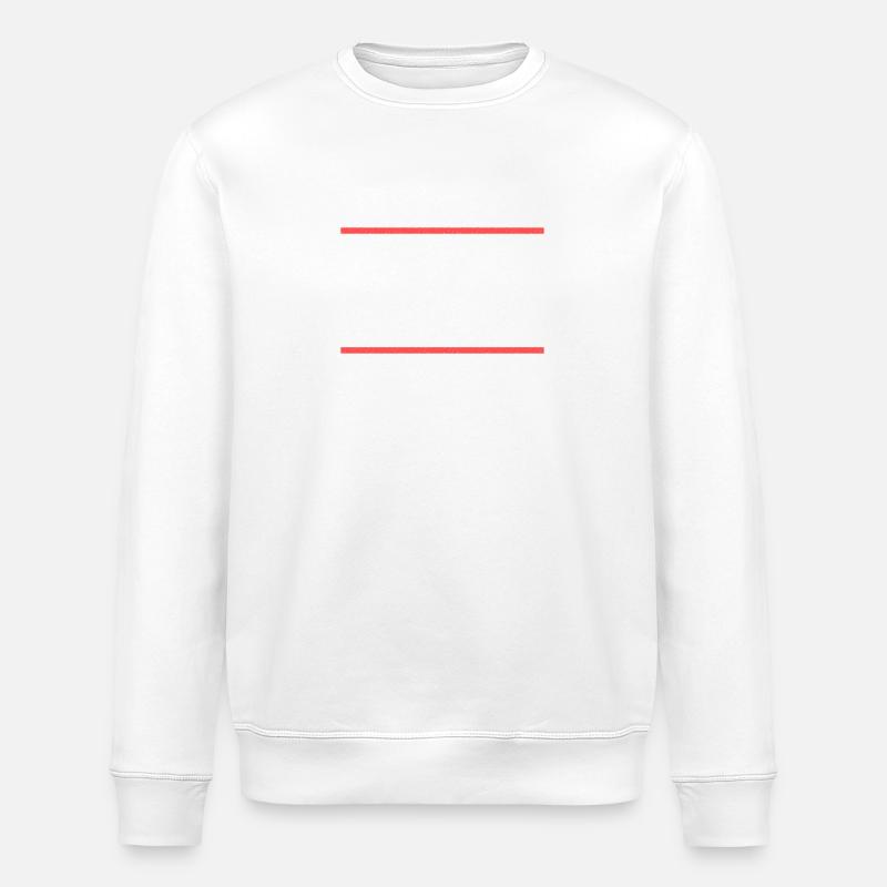 I break together Denglisch - Stanley/Stella ROLLER Unisex Organic Sweatshirt - white