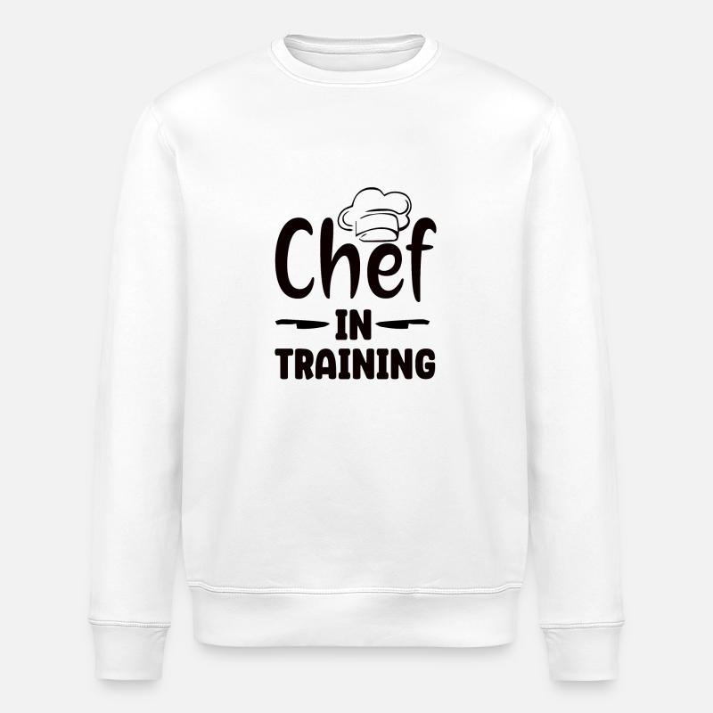 Chef in Training - Stanley/Stella ROLLER Unisex Organic Sweatshirt - white