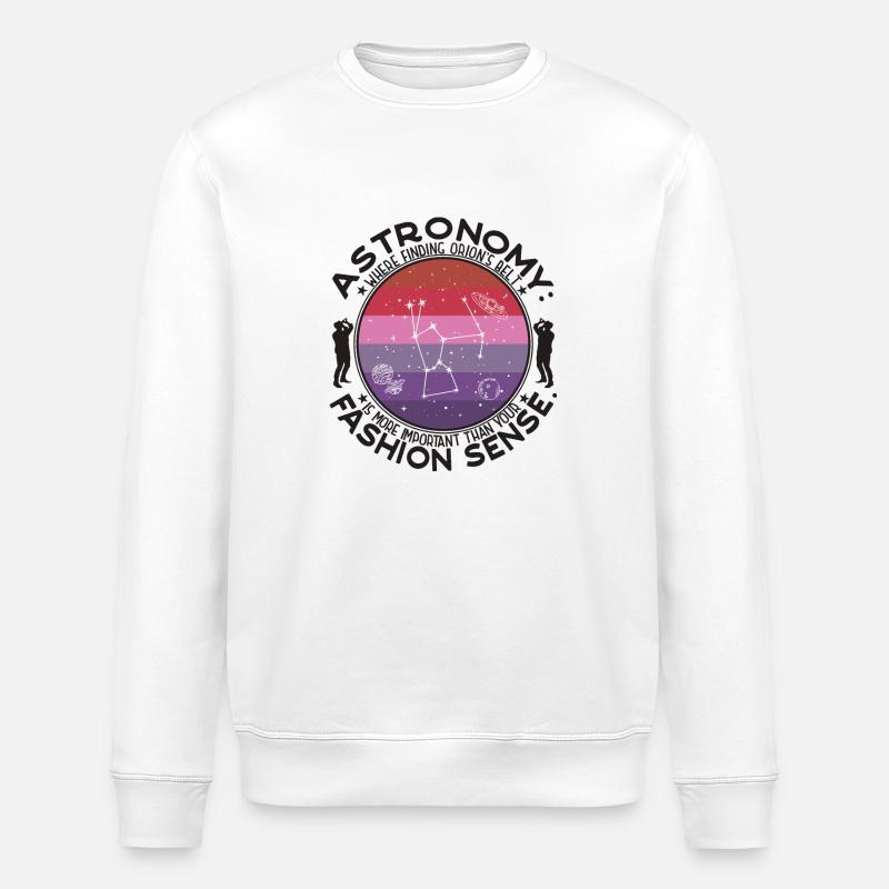 Astronomie Orion - Stanley/Stella Unisex Bio-Sweatshirt ROLLER - Weiß