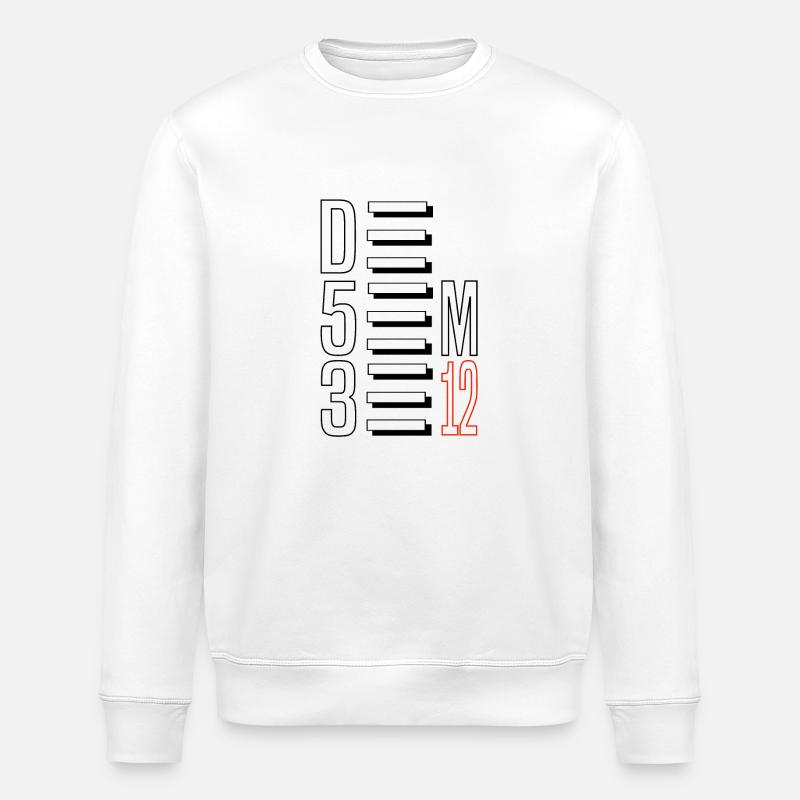 TSHIRT STUDIO DESEMBER - Sweat bio ROLLER Stanley/Stella Unisexe - blanc