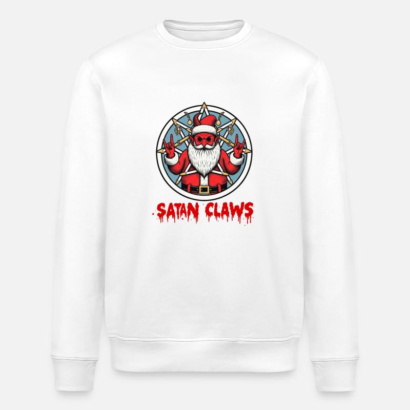 Satansklauen - Stanley/Stella Unisex Bio-Sweatshirt ROLLER - Weiß